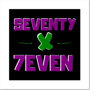 Seventy x 7even Posters and Art